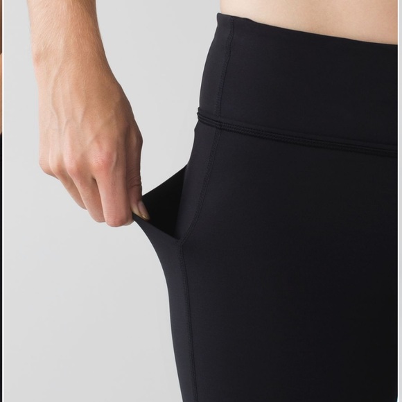 Lululemon Pace Rival Crop 22” black 4 - Picture 3 of 5